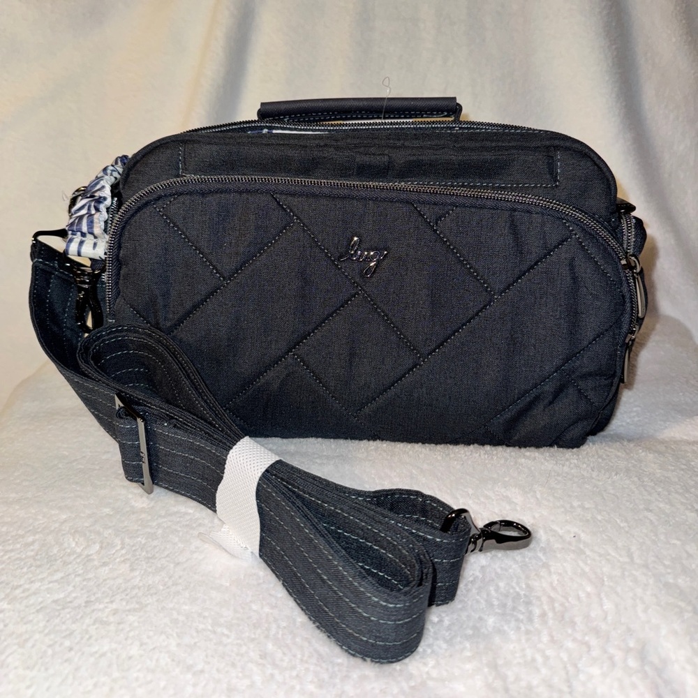 Lug Trolley 2 Crossbody - Heather Indigo